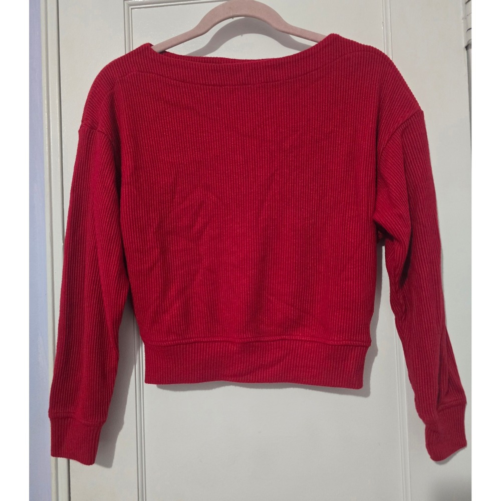 Madewell- Boatneck Drop-Shoulder Top size Small